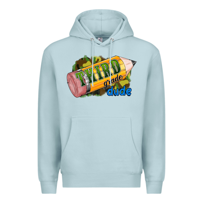 Third Grade Dude Premium Hoodie by RanaPortraitStore | Teevron