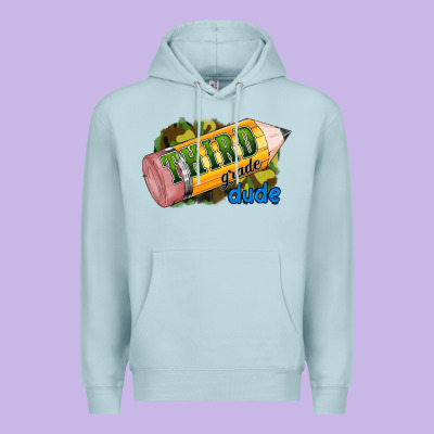 Third Grade Dude Premium Hoodie Designed By Ranaportraitstore