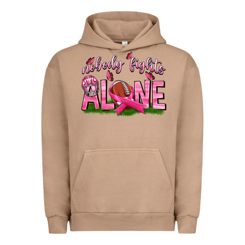 Football Nobody Fights Alone Urban Hoodie by texasbilliewilder | Teevron