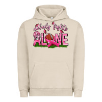 Pigment French Oak Football Nobody Fights Alone Urban Hoodie - texasbilliewilder