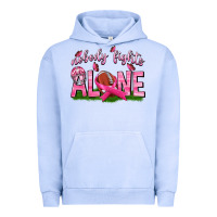 Pigment Grape Ice Football Nobody Fights Alone Urban Hoodie - texasbilliewilder