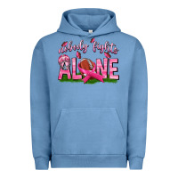 Pigment Pebble Blue Football Nobody Fights Alone Urban Hoodie - texasbilliewilder