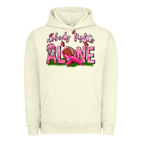 Pigment Pistachio Football Nobody Fights Alone Urban Hoodie - texasbilliewilder