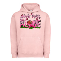 Pigment Salmon Football Nobody Fights Alone Urban Hoodie - texasbilliewilder