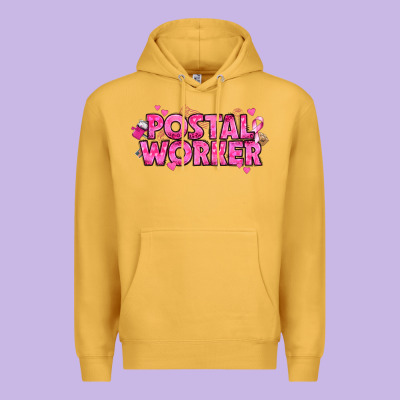 Breast Cancer Postal Worker Premium Hoodie Designed By Texasbilliewilder