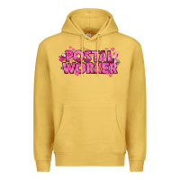 Antique Gold Breast Cancer Postal Worker Premium Hoodie - texasbilliewilder