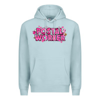 Blue Mist Breast Cancer Postal Worker Premium Hoodie - texasbilliewilder