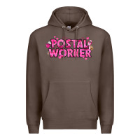 Coffee Breast Cancer Postal Worker Premium Hoodie - texasbilliewilder