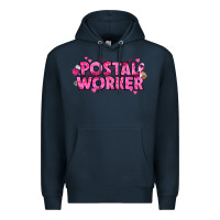 Navy Breast Cancer Postal Worker Premium Hoodie - texasbilliewilder