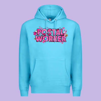 Breast Cancer Postal Worker Premium Hoodie Designed By Texasbilliewilder