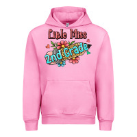 Fuchsia Pink little miss second grade Urban Hoodie - RanaPortraitStore