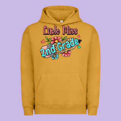 Little Miss Second Grade Urban Hoodie Designed By Ranaportraitstore