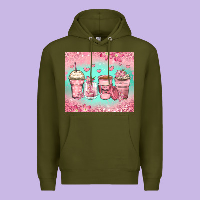 Best Mom Ever Coffee Cups Premium Hoodie Designed By Zillion Design Studio