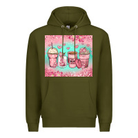 Army Green best mom ever coffee cups Premium Hoodie - Zillion Design Studio