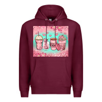 Burgundy best mom ever coffee cups Premium Hoodie - Zillion Design Studio