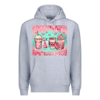 Heather Grey best mom ever coffee cups Premium Hoodie - Zillion Design Studio