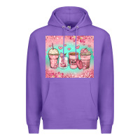 Purple best mom ever coffee cups Premium Hoodie - Zillion Design Studio