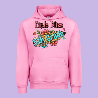 Little Miss Fifth Grade Urban Hoodie Designed By Ranaportraitstore