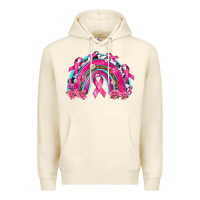 Tofu Breast Cancer Rainbow Premium Hoodie - texasbilliewilder