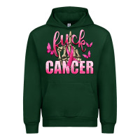 Forest Green Fuck Cancer with Butterflies Urban Hoodie - texasbilliewilder