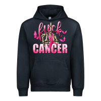 Navy Fuck Cancer with Butterflies Urban Hoodie - texasbilliewilder