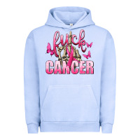 Pigment Grape Ice Fuck Cancer with Butterflies Urban Hoodie - texasbilliewilder