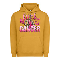 Pigment Peanut Butter Fuck Cancer with Butterflies Urban Hoodie - texasbilliewilder