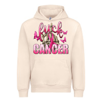 Sandshell Fuck Cancer with Butterflies Urban Hoodie - texasbilliewilder
