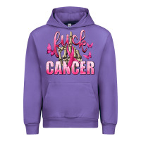 Tulip Fuck Cancer with Butterflies Urban Hoodie - texasbilliewilder