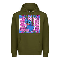 Army Green aloha stitch Premium Hoodie - Zillion Design Studio