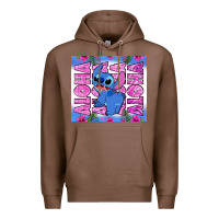 Chestnut aloha stitch Premium Hoodie - Zillion Design Studio