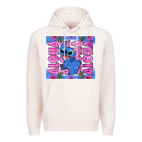 Pale Pink aloha stitch Premium Hoodie - Zillion Design Studio
