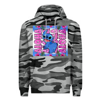 Slate Camo aloha stitch Premium Hoodie - Zillion Design Studio
