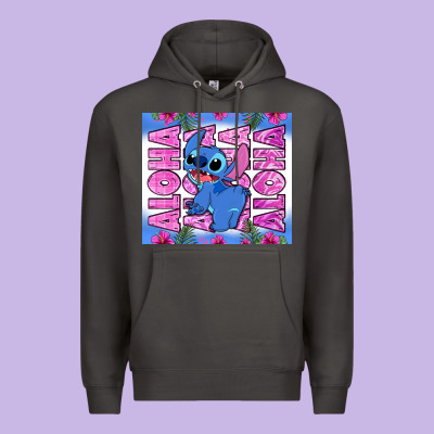 Aloha Stitch Premium Hoodie Designed By Zillion Design Studio