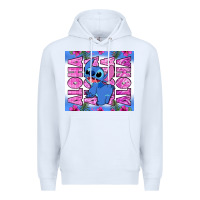 White aloha stitch Premium Hoodie - Zillion Design Studio