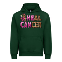 Forest Green Heal Cancer Urban Hoodie - texasbilliewilder