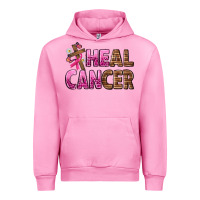Fuchsia Pink Heal Cancer Urban Hoodie - texasbilliewilder