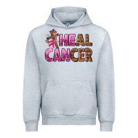 Heather Grey Heal Cancer Urban Hoodie - texasbilliewilder