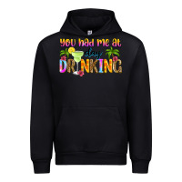 Black you had me at day drinking Urban Hoodie - Zillion Design Studio