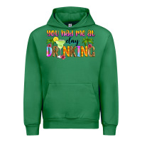 Emerald you had me at day drinking Urban Hoodie - Zillion Design Studio