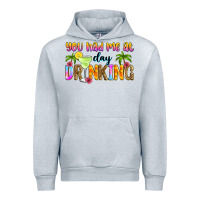 Heather Grey you had me at day drinking Urban Hoodie - Zillion Design Studio