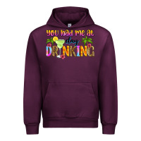 Mauve Wine you had me at day drinking Urban Hoodie - Zillion Design Studio