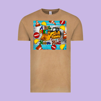 A Little Dirt Never Hurt Tumbler Vintage Tee Designed By Artiststas
