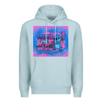 Blue Mist touch me and i will bite you stitch Premium Hoodie - Zillion Design Studio