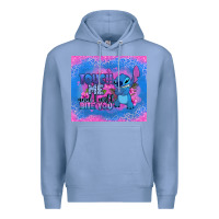 Colony Blue touch me and i will bite you stitch Premium Hoodie - Zillion Design Studio
