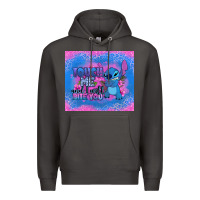 Smoke touch me and i will bite you stitch Premium Hoodie - Zillion Design Studio