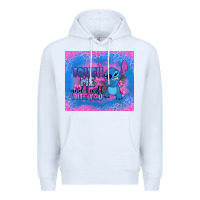 White touch me and i will bite you stitch Premium Hoodie - Zillion Design Studio