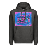 Charcoal Heather touch me and i will bite you stitch Premium Hoodie - Zillion Design Studio