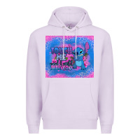 Lilac touch me and i will bite you stitch Premium Hoodie - Zillion Design Studio