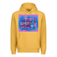Mustard touch me and i will bite you stitch Premium Hoodie - Zillion Design Studio